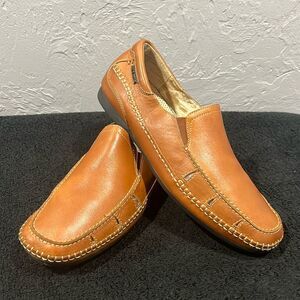 🔥 PIKOLINOS  Moccasin Driving Loafer Leather Slip On Shoe Men Sz 45 (11.5-12 US